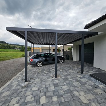 Inspirace Carport ARTOSI – Aluminiumvordach für Autos
